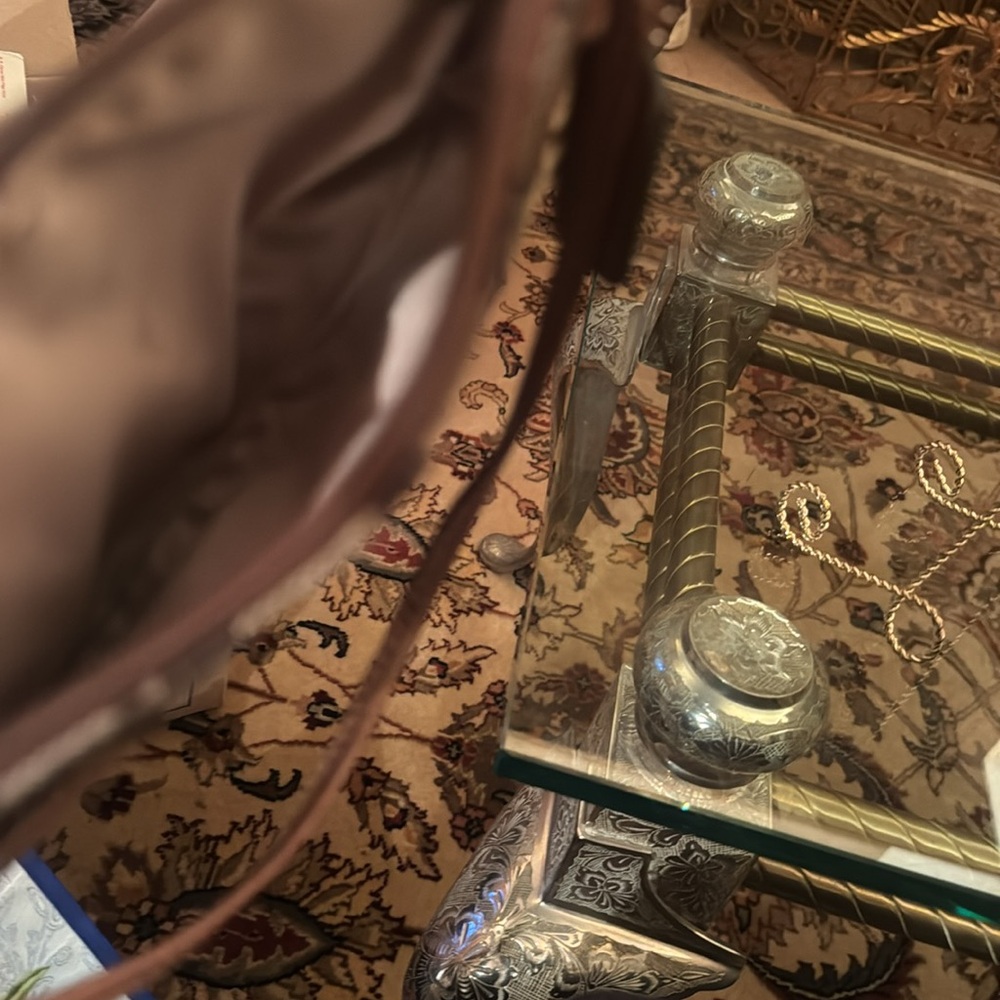 Bag Coach Wristlet Canvas Brown Patterned Wristlet - image 4